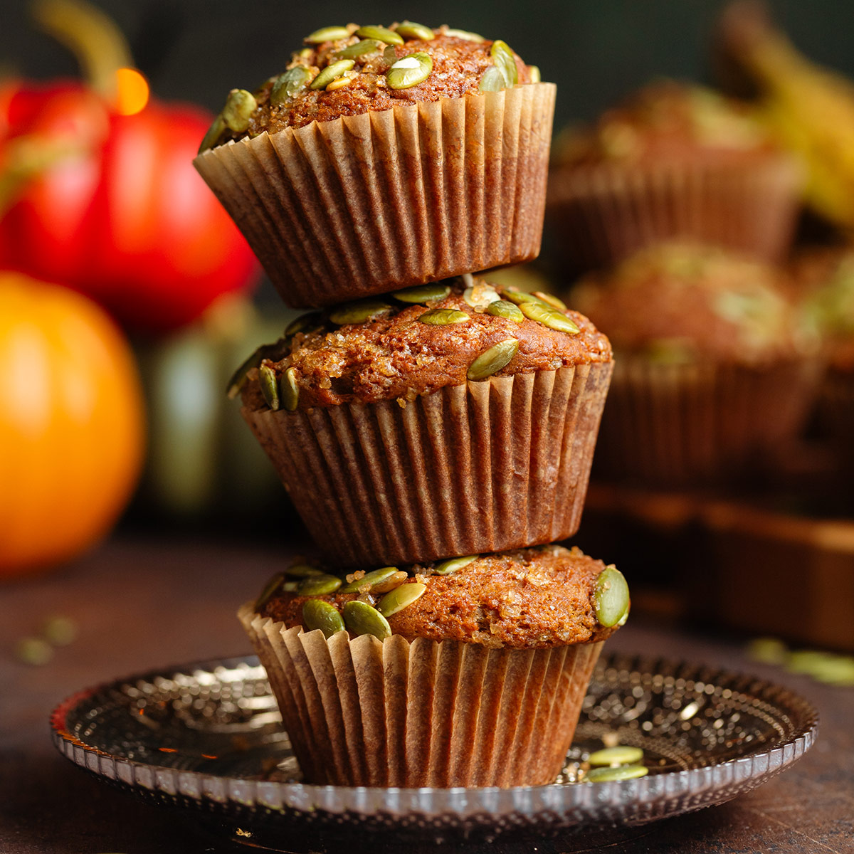 Pumpkin Banana Muffins
