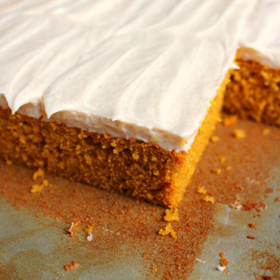 Pumpkin Sheet Cake