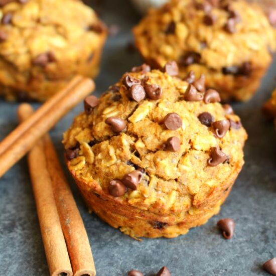 Pumpkin Chocolate Chip Muffins
