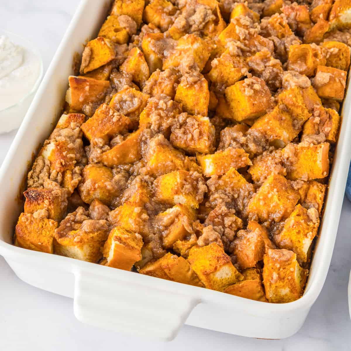 Pumpkin French Toast Casserole