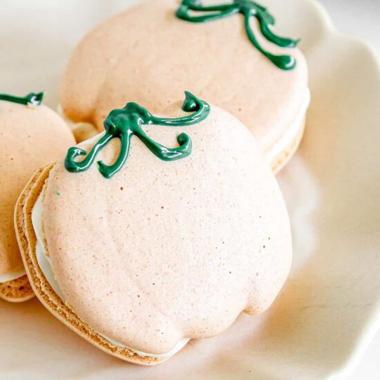 Pumpkin Macarons
