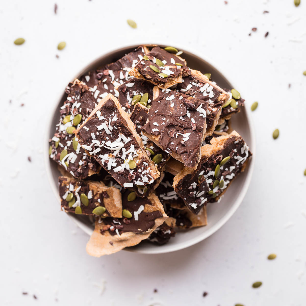 Pumpkin Banana Yogurt Protein Bark