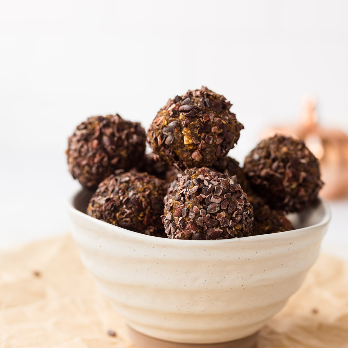 Pumpkin Spice Protein Energy Balls