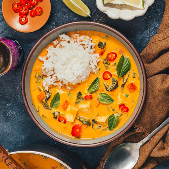 Pumpkin Tofu Curry