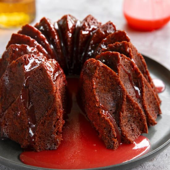 Red Velvet Rum Bundt