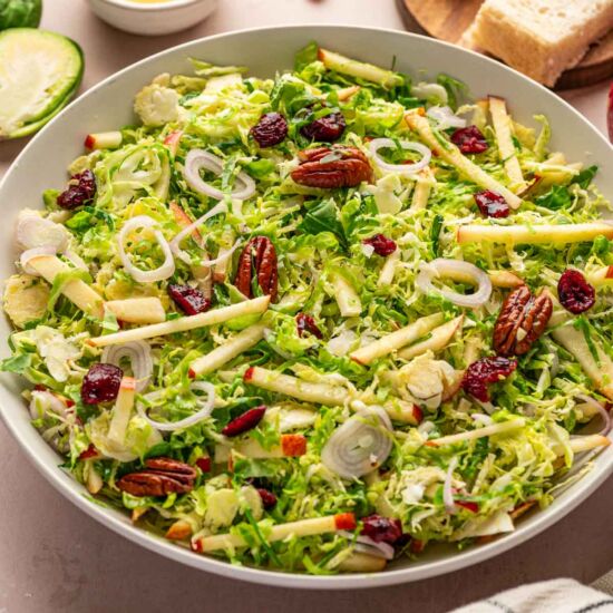 Shaved Brussels Sprouts Salad