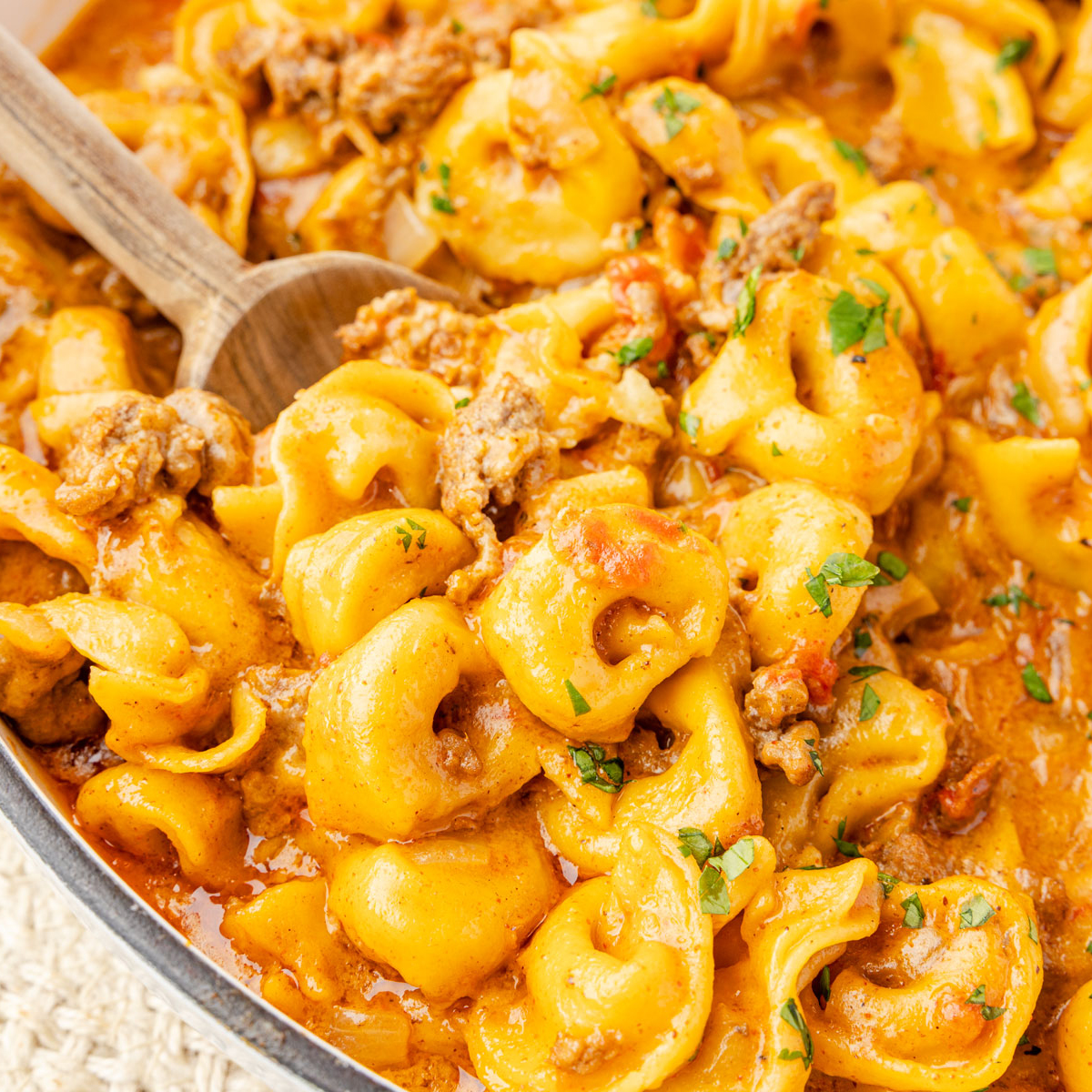 One Pot Taco Tortellini
