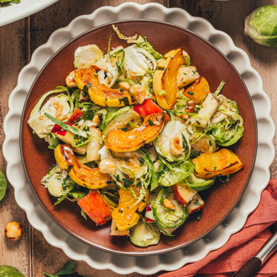 Shaved Brussels Sprouts Salad