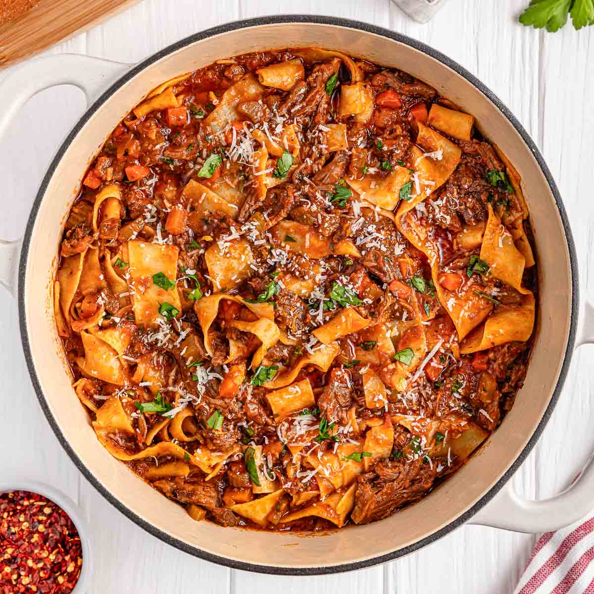 Short Rib Ragu with Papparelle