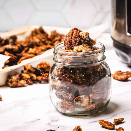 Slow Cooker Candied Pecans
