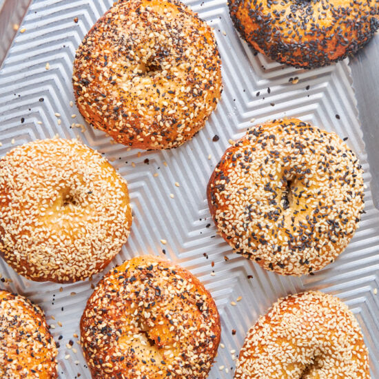 Sourdough Protein Bagels