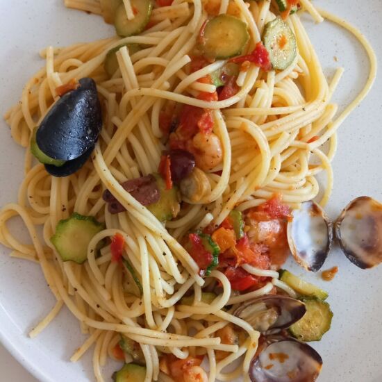 Italian Seafood Spaghetti