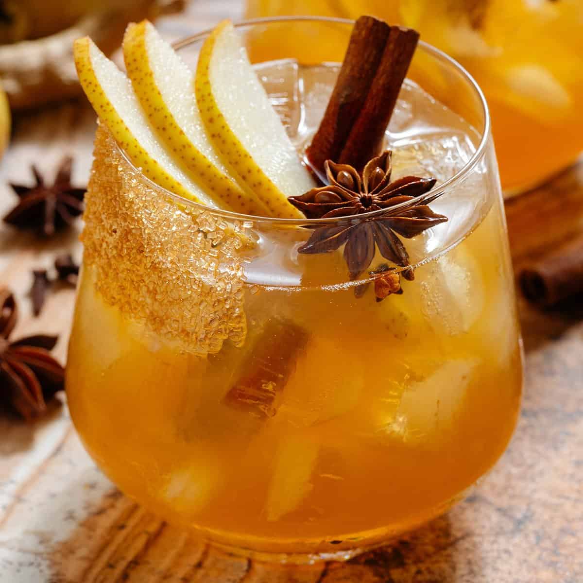 Spiced Pear Cocktail