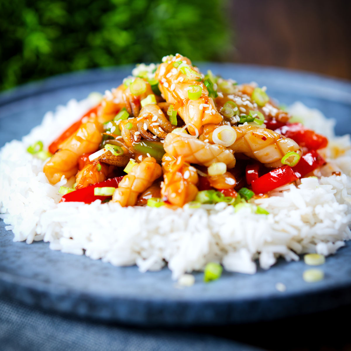 Spicy Squid Stir Fry