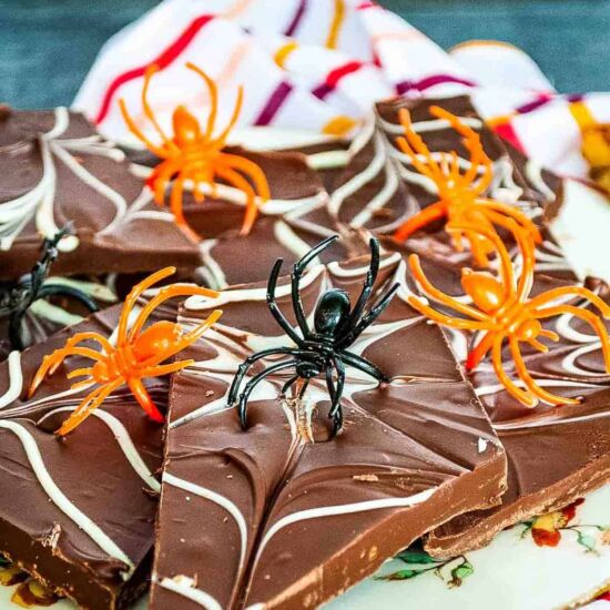 Spider-Web Halloween Bark