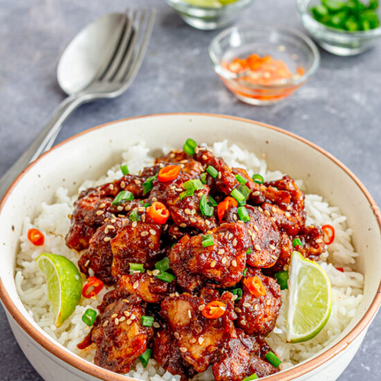 Air Fryer Crispy Sesame Chicken