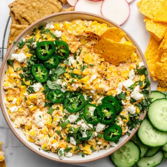 Cheesy Street Corn Dip