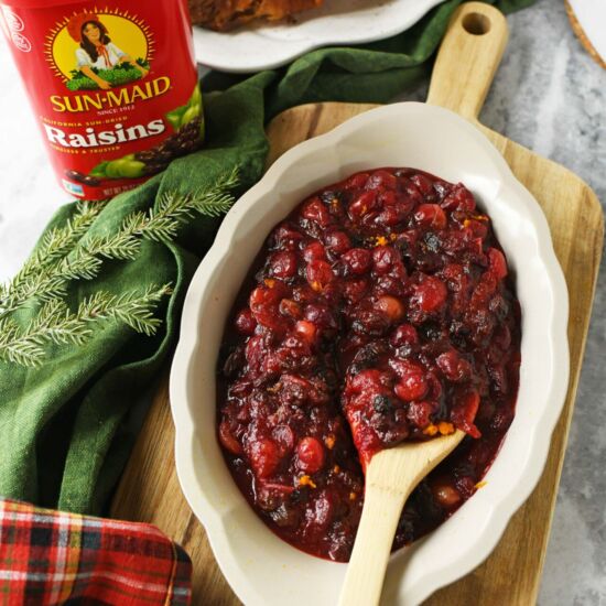 Cranberry Raisin Sauce