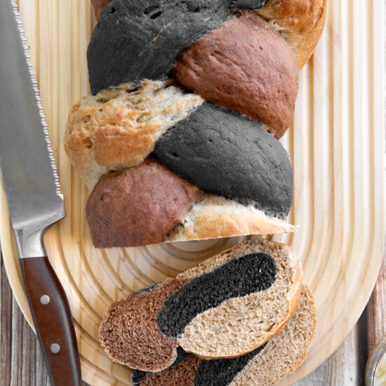 Triple Braided Rye Bread