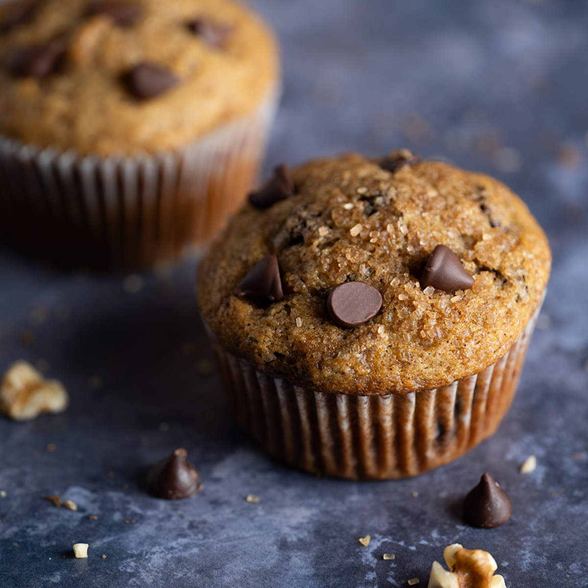 Banana Chocolate Chip Muffins