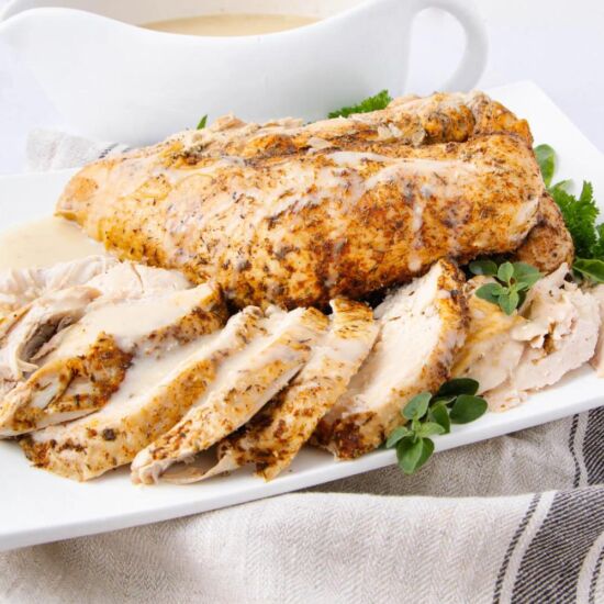 Turkey Breasts with Creamy Gravy