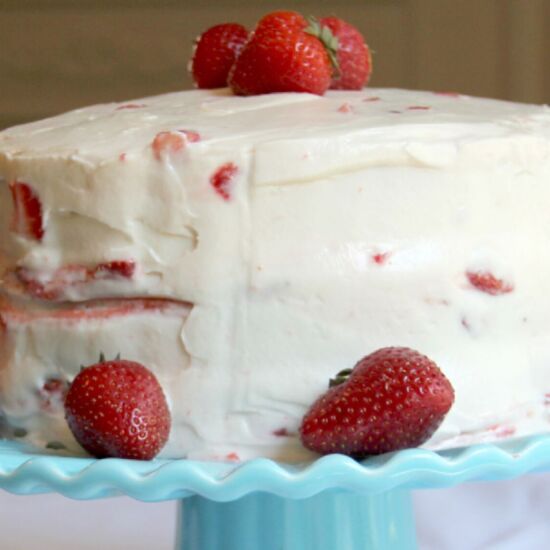 Fresh Strawberry Cake