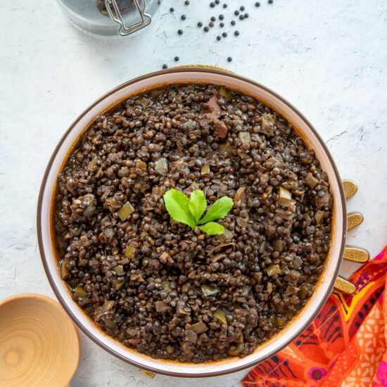 Vegan Beluga Lentils