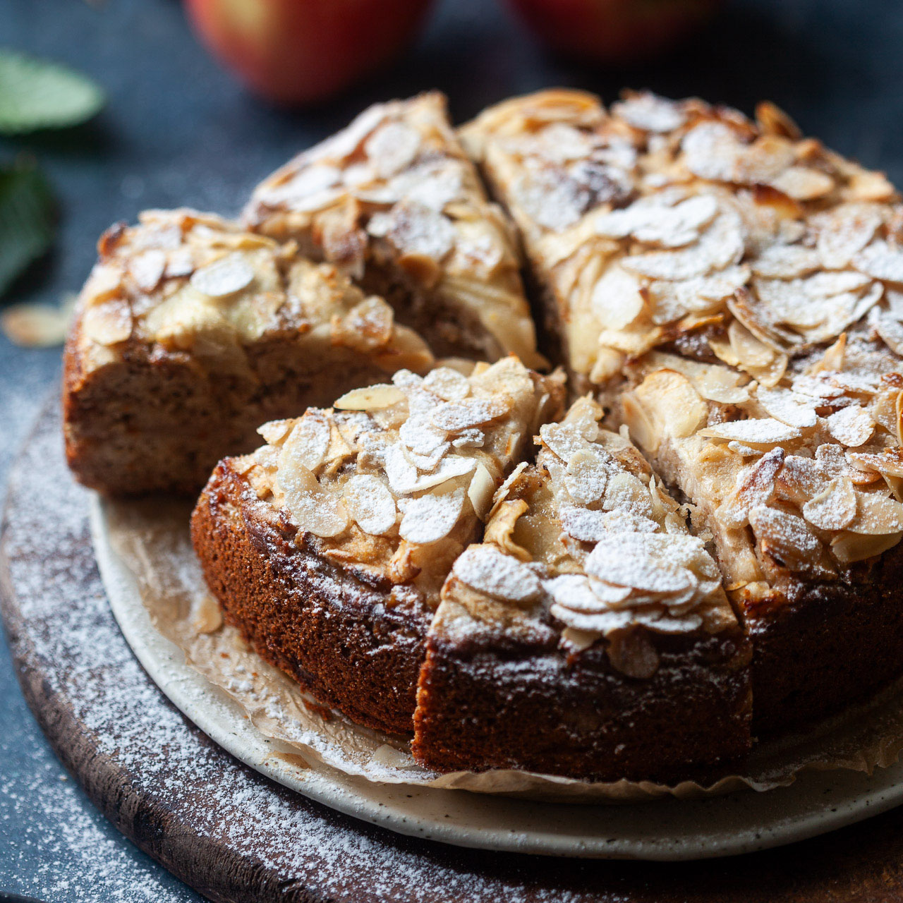 Vegan French Apple Cake