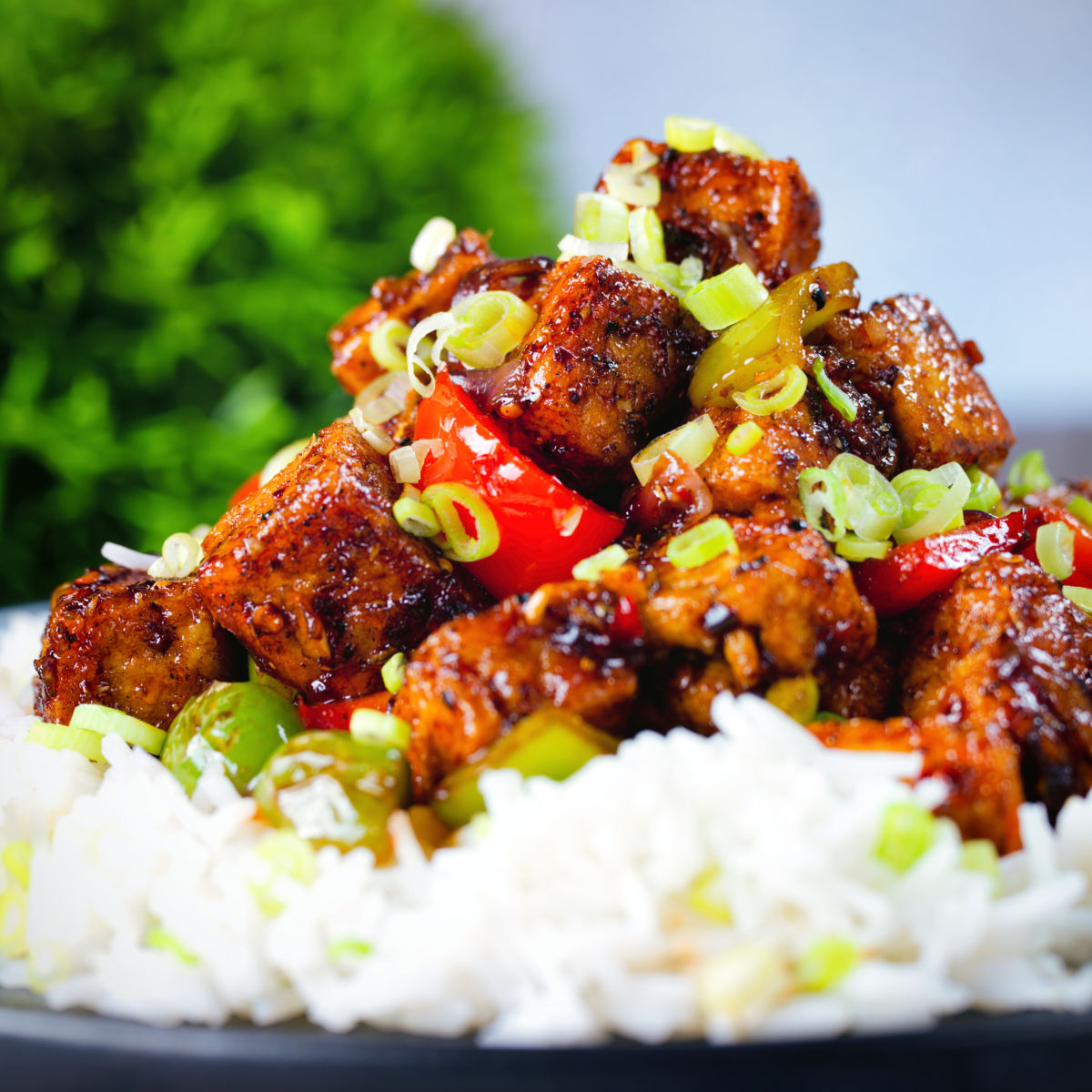 Spicy Vegan Szechuan Tofu
