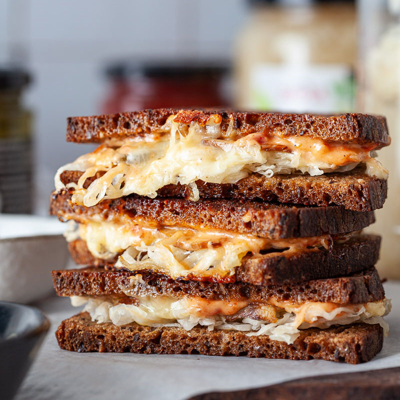 Vegetarian Sauerkraut Sandwich