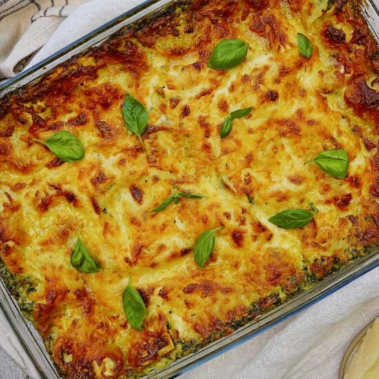 Creamy Spinach Alfredo Lasagna