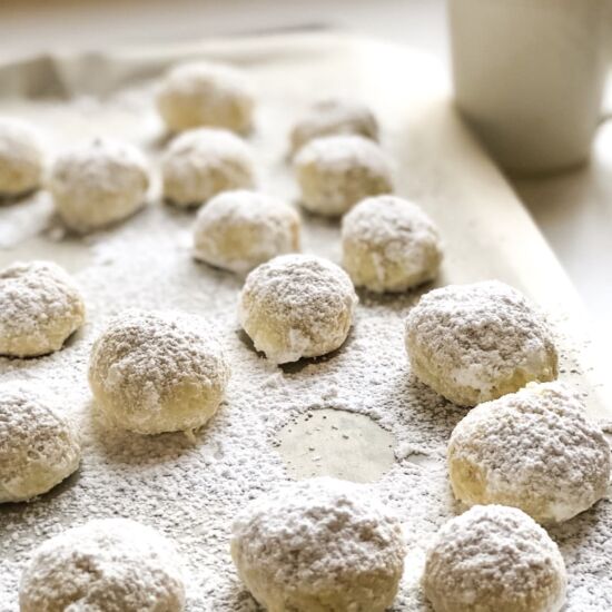 Anise Snowball Cookies