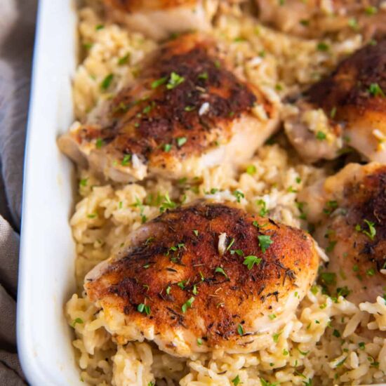 Baked Chicken and Rice