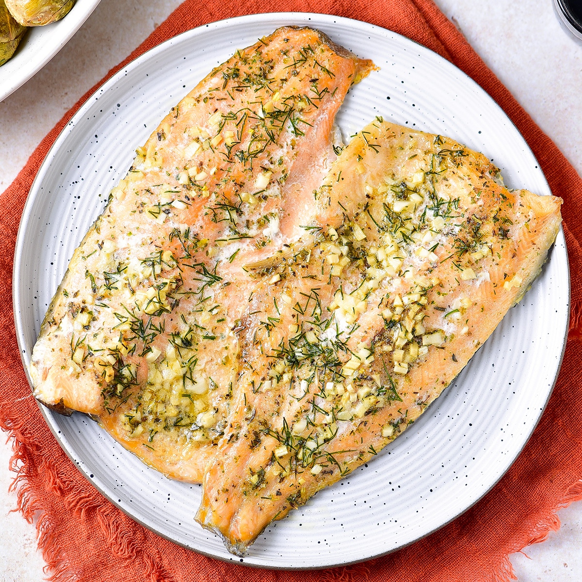 Baked Rainbow Trout