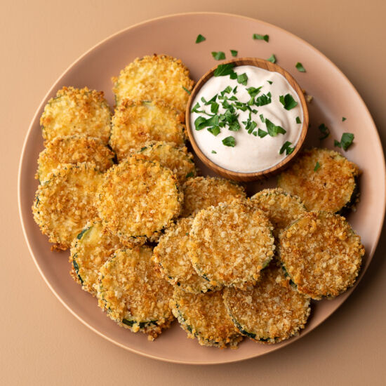 Crispy Baked Zucchini Chips