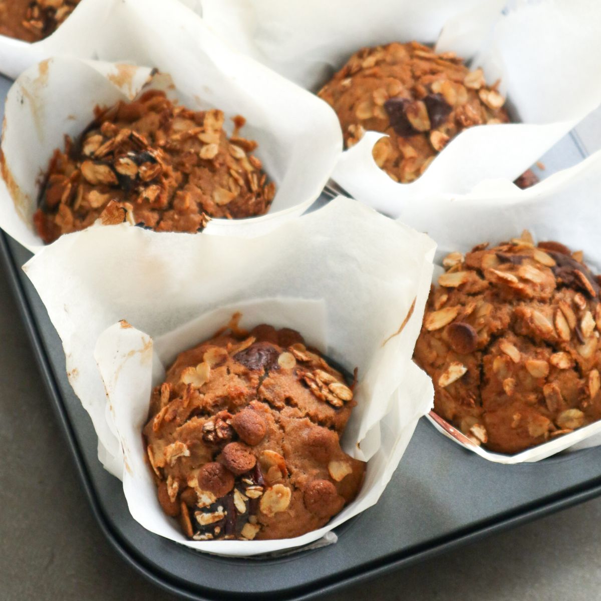 Banana Oat Muffins