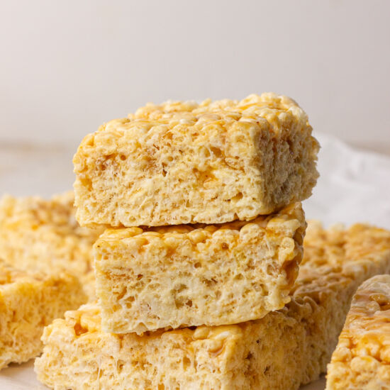 Caramel Apple Rice Krispie Treats