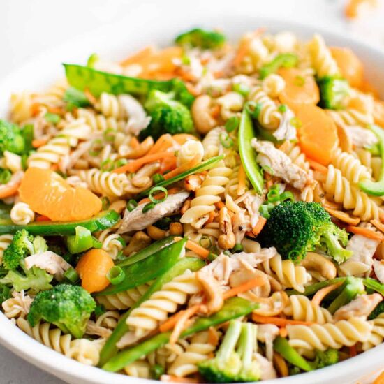 Cashew Chicken Pasta Salad