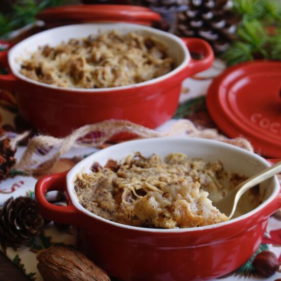 Butternut Squash and Cheese Crumble