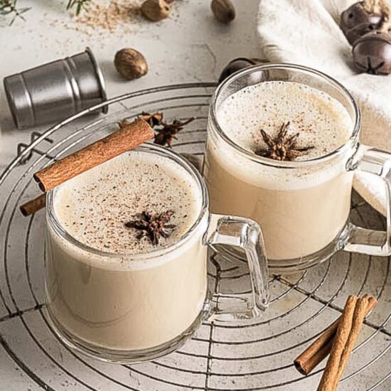 Chai Eggnog Cocktail
