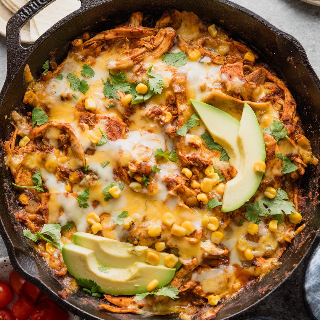 Chicken Enchilada Skillet