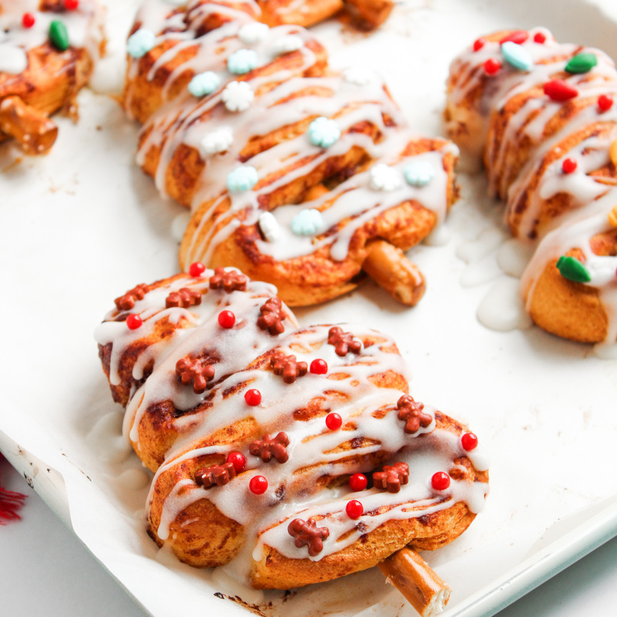 Christmas Tree Cinnamon Rolls