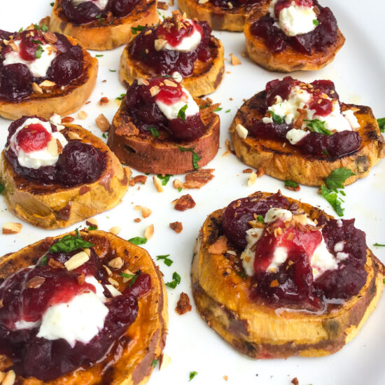 Baked Sweet Potato Appetizer