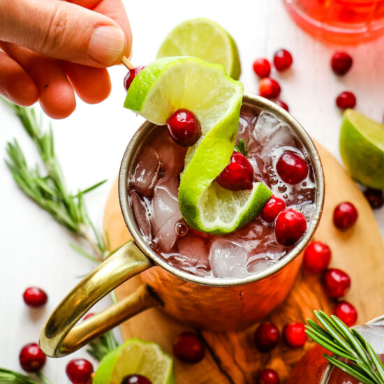 Cranberry Moscow Mules