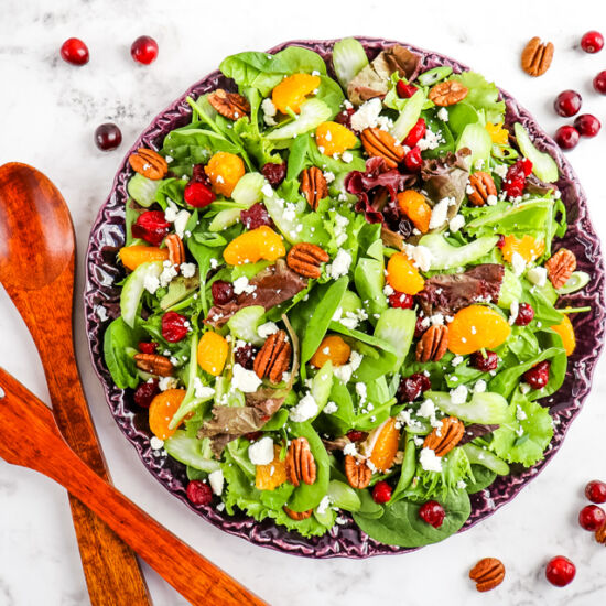 Cranberry Citrus Salad with Pecans