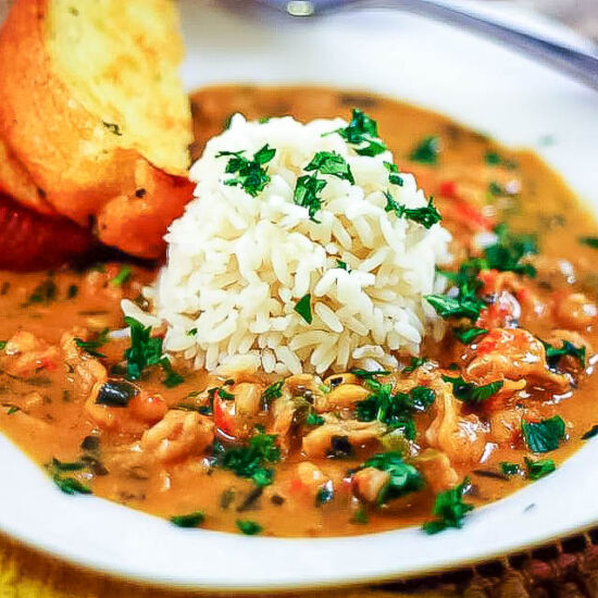 Creamy Cajun Crawfish Étouffée