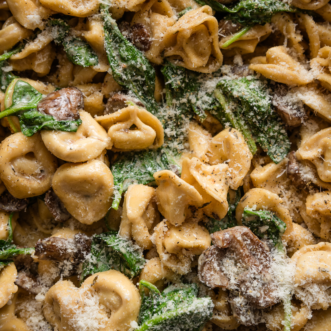 Creamy Tortellini with Spinach