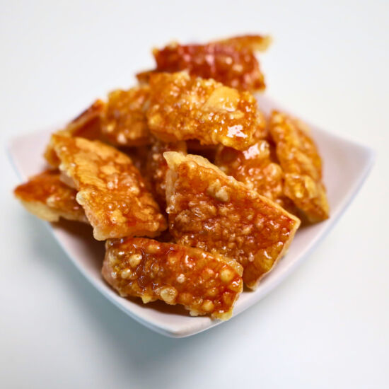 Crispy Pork Rind (Pork Cracklings)