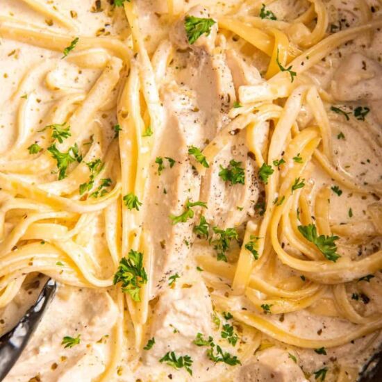 Crockpot Chicken Alfredo
