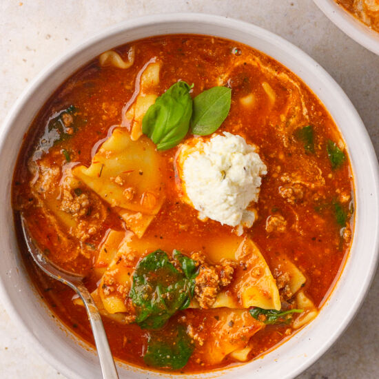 Crockpot Lasagna Soup